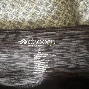 Ideology Charcoal Heather Leggings new without tags